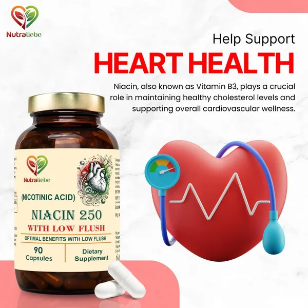 Niacin_Nicotinic_Acid_Moderate_Dose_Low_Flush_Formula_90_Capsules_For_Cardiovascular_And_Energy_Support