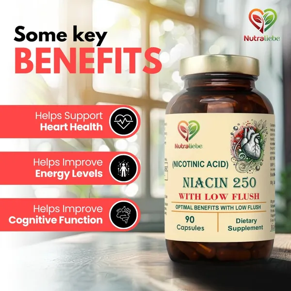 Niacin_Nicotinic_Acid_Moderate_Dose_Low_Flush_Formula_90_Capsules_For_Cardiovascular_And_Energy_Support
