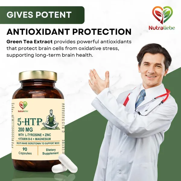 5_Htp_200Mg_With_L_Tyrosine_Zinc_Vitamins_B6_B9_Magnesium_Ashwagandha_Green_Tea_Extract_90_Capsules_For_Mood_Relaxation_And_Cognitive_Support