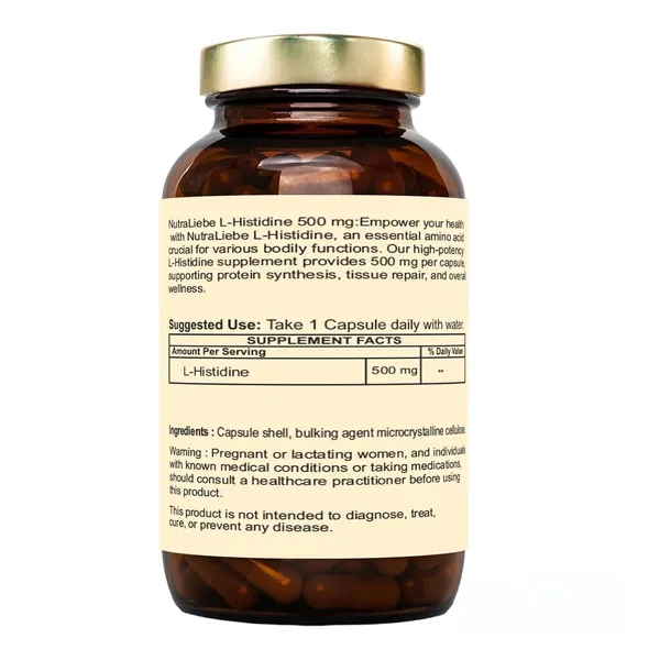 L_Histidine_500Mg_Essential_Amino_Acid_90_Capsules_For_Protein_Synthesis_And_Tissue_Repair