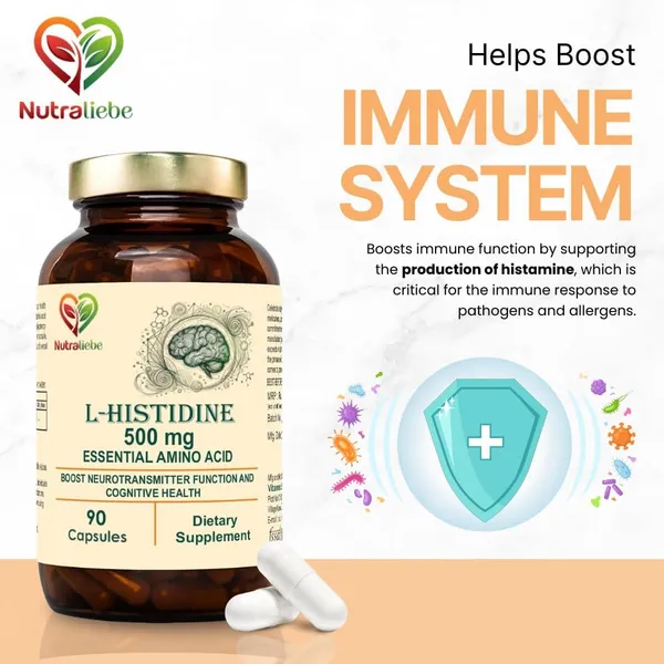L_Histidine_500Mg_Essential_Amino_Acid_90_Capsules_For_Protein_Synthesis_And_Tissue_Repair