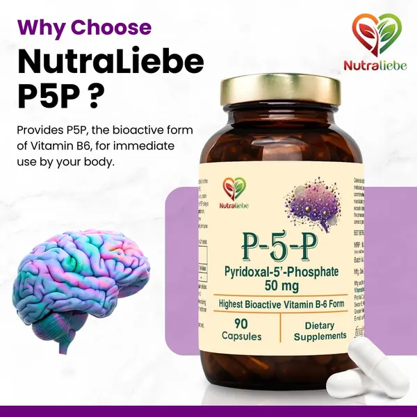 P5P_Pyridoxal_5_Phosphate_Active_Vitamin_B6_For_Energy_Brain_Function_And_Nervous_System_Support_90_Capsules
