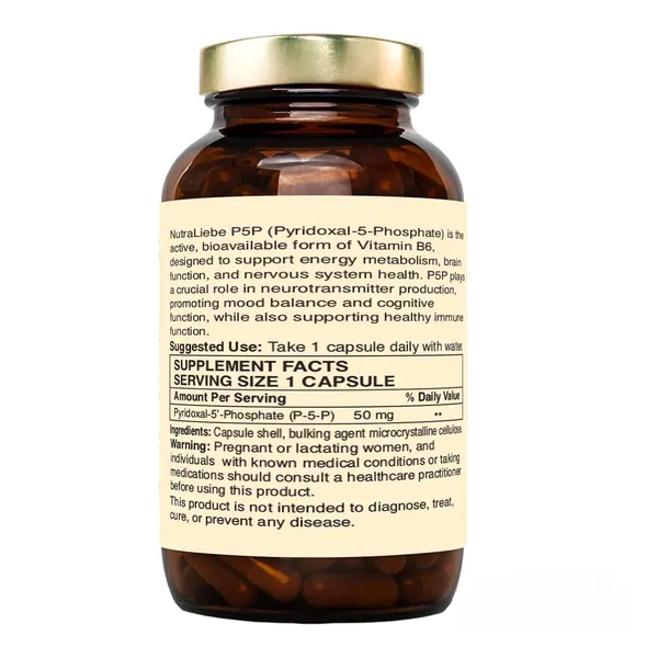 P5P_Pyridoxal_5_Phosphate_Active_Vitamin_B6_For_Energy_Brain_Function_And_Nervous_System_Support_90_Capsules