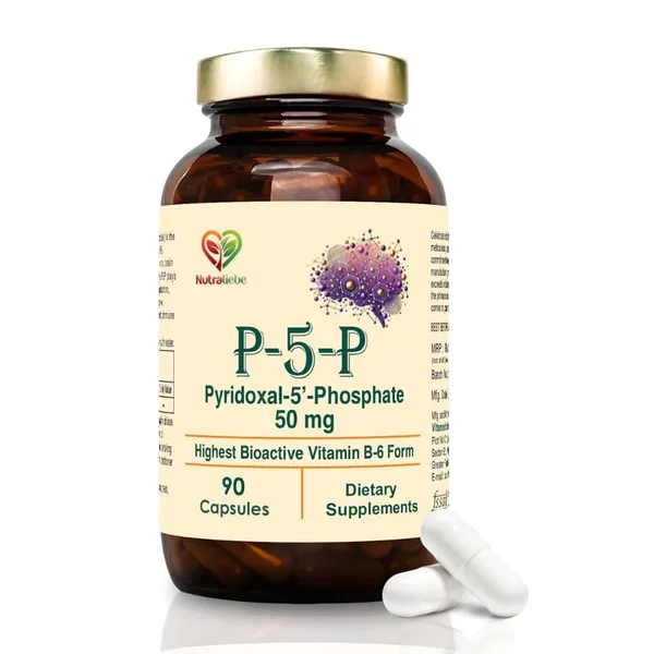 P5P_Pyridoxal_5_Phosphate_Active_Vitamin_B6_For_Energy_Brain_Function_And_Nervous_System_Support_90_Capsules