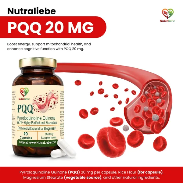 Pqq_20_Mg_Pyrroloquinoline_Quinone_Supplement_Cellular_Energy_Mitochondrial_Support_High_Absorption_90_Capsules
