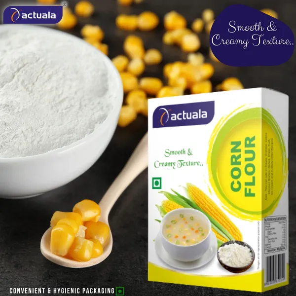 Aactuala_Organic_Corn_Flour_(Makki_Atta)_-_Pack_Of_5_Corn_Flour_Powder_(5_X_100_G)