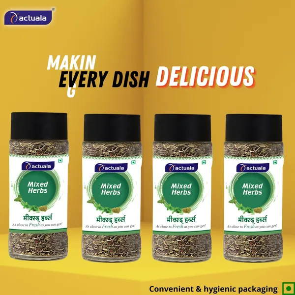 Aactuala_Mixed_Herbs_Seasoning_|_Seasonings_Herbs_&_Spices_|_(40G_Each)_-_Pack_Of_4_(160_G)