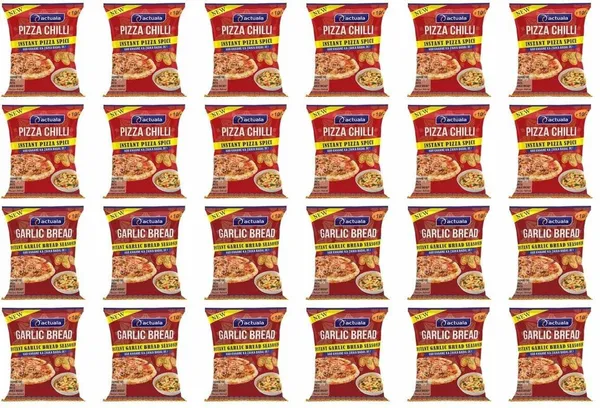 Aactuala_Pizza_Chilli_Flakes_|_Garlic_Bread_Seasoning_(10G_Each)_-_Pack_Of_24_(240_G)