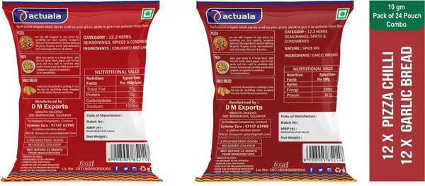 Aactuala_Pizza_Chilli_Flakes_|_Garlic_Bread_Seasoning_(10G_Each)_-_Pack_Of_24_(240_G)