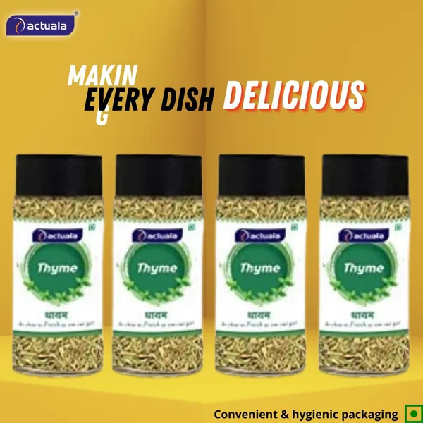 Aactuala_Thyme_Herbs_Seasoning_|_Seasonings_Herbs_&_Spices_|_(40G_Each)_-_Pack_Of_4_(160_G)