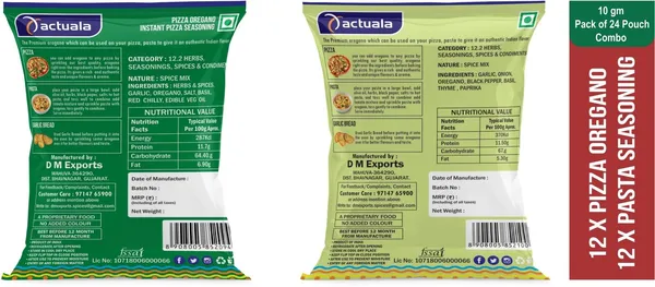 Aactuala_Pizza_Oregano_|_Pasta_Seasoning_|_Combo_Pack,_(10G_Each)_-_Pack_Of_24_(240_G)
