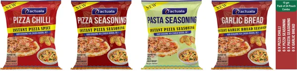 Aactuala_Pizza,_Pasta_Seasoning,_Garlic_Bread,_Chilli_Flakes,_(10G_Each)_-_Pack_Of_24_(240_G)
