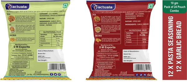 Aactuala_Pasta_Seasoning_|_Garlic_Bread_Seasoning_(10G_Each)_-_Pack_Of_24_(240_G)