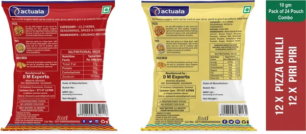 Aactuala_Pizza_Oregano_|_Piri_Piri_Seasoning_|_Combo_Pack,_(10G_Each)_-_Pack_Of_24_(240_G)