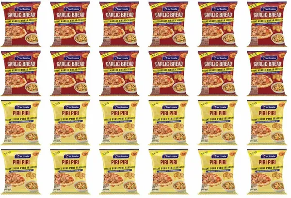 Aactuala_Garlic_Bread_Seasoning_|_Piri_Piri_Seasoning_(10G_Each)_-_Pack_Of_24_(240_G)
