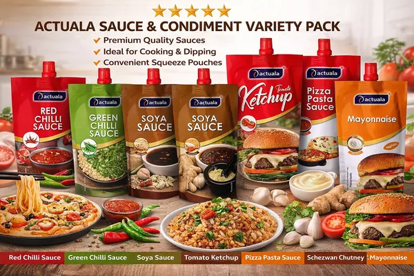 Aactuala_Pack_Of_12_(80G_Each)_Mayonnaise_,_Pizza_Pasta_Sauces_,_Schezwan_Churtney,Tomato_Ketchup_,_Red_Chilli,_Green_Chilli_Sauces,_Soya_Sauces,_Ginger_Garlic_Paste,_Dates_Temrin_Churtney_(12_X_80_G)