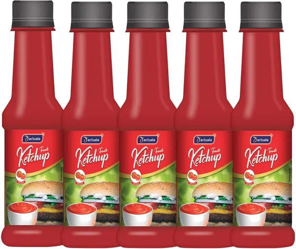 Aactuala_Pack_Of_5_(200G_Each)_Red_Chilli_Sauces_&_Ketchup_(5_X_200_G)