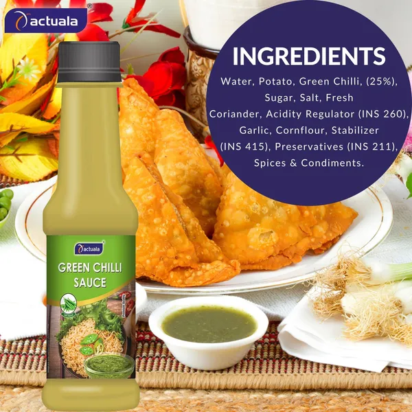 Aactuala_Pack_Of_5_(200G_Each)_Green_Chilli_Sauces_(5_X_200_G)