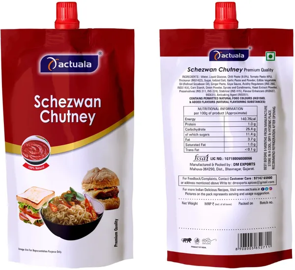 Aactuala_Pack_Of_12_(80G_Each)_Schezwan_Chutney_Sauces_(12_X_80_G)