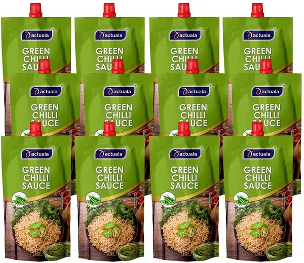 Aactuala_Pack_Of_12_(80G_Each)_Green_Chilli_Sauces_(12_X_80_G)