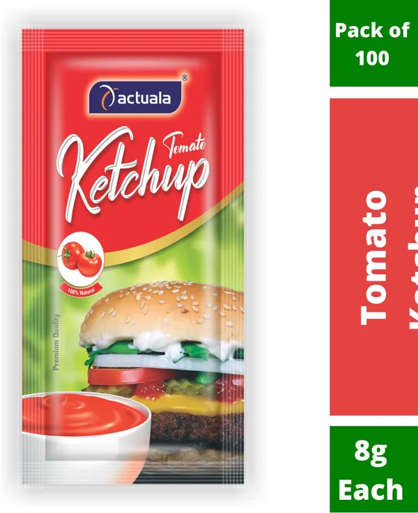 Aactuala_Pack_Of_100_Natural_Tomato_Ketchup_(8G_Each)_Ketchup_(100_X_8_G)