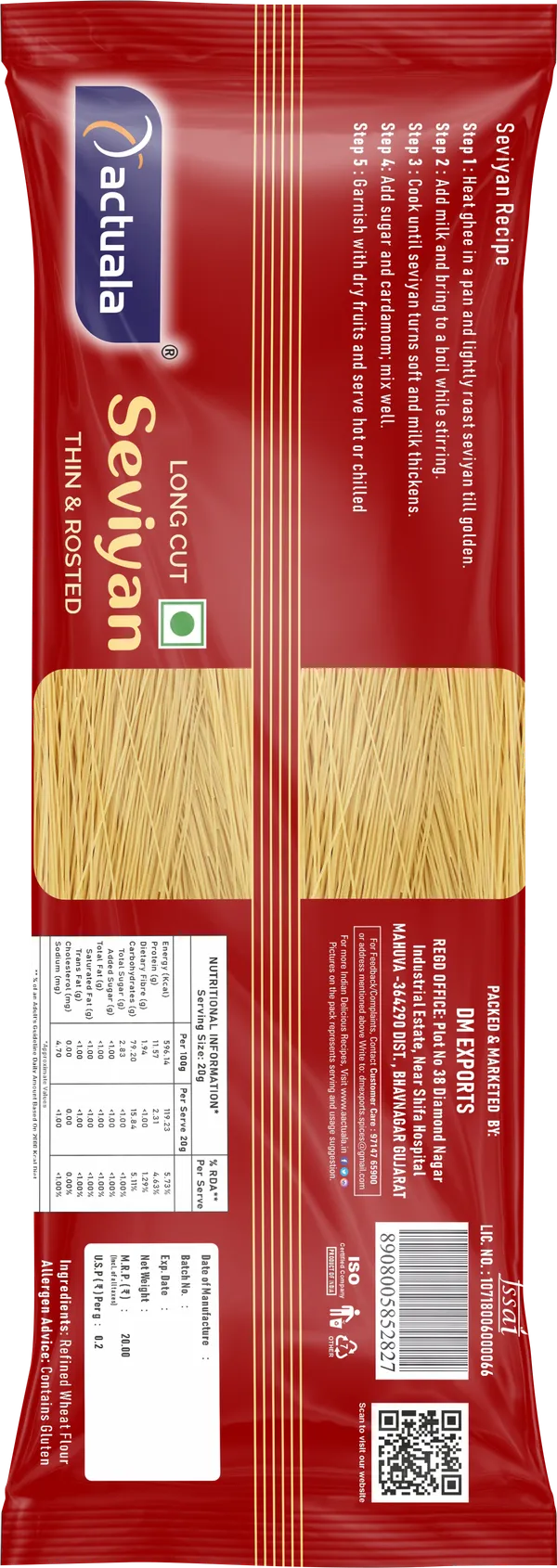 Aactuala_Sevaiya_(100G_Each)_-_Pack_Of_10_x_2_(2000_G)