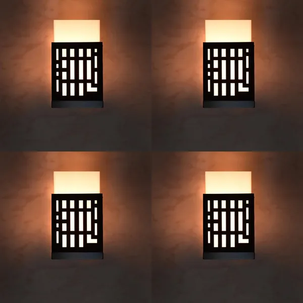 Giftwala_Uplight_Wall_Lamp_Without_Bulb(Pack_Of_4)