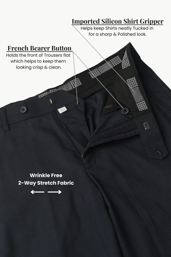 Fine_Mini_Check_Wrinkle_Free_2-Way_Stretch_Modern_Fit_Formal_Trousers_For_Men