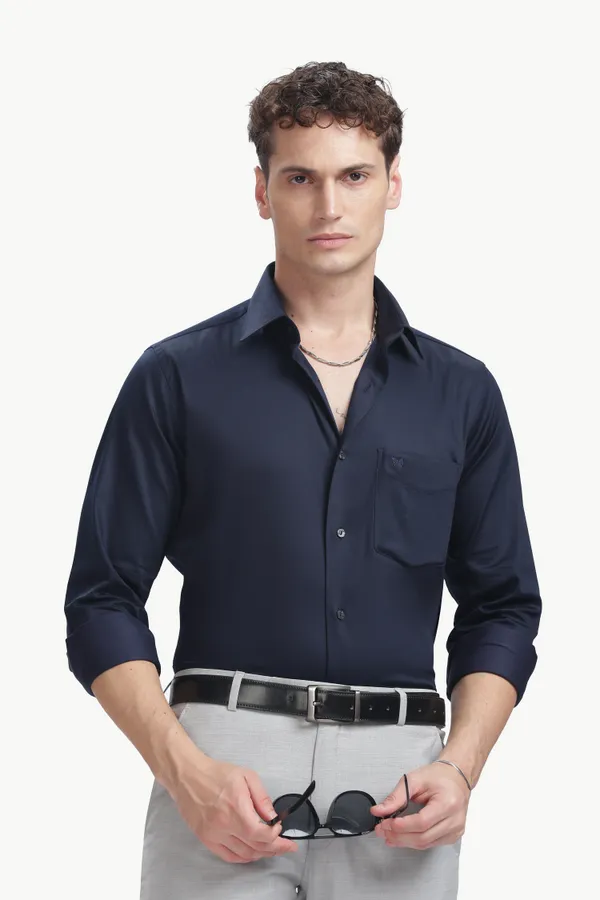 Solid_Milano_Fit_Stretchable_Formal_Shirt_For_Men