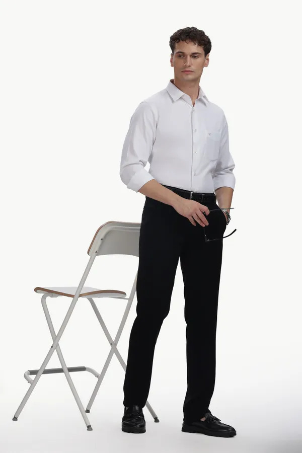 Solid_Plain_Milano_Fit_Formal_Shirt_For_Men