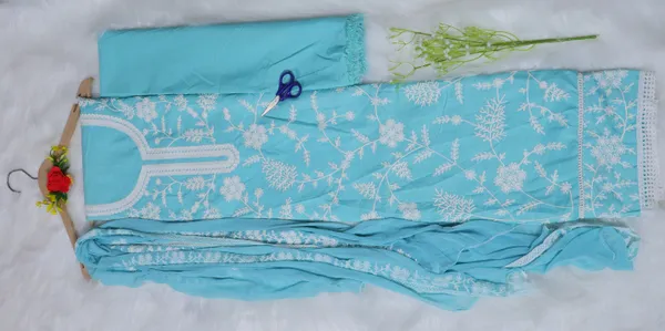 Unstitched_Suit_-_Pure_100%_Cotton_Suit_With_Border_Dupatta_Work_And_Pant