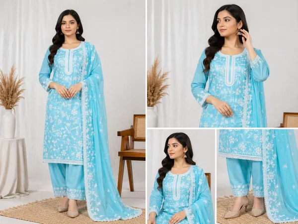 Unstitched_Suit_-_Pure_100%_Cotton_Suit_With_Border_Dupatta_Work_And_Pant
