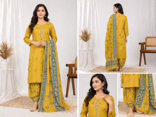 Unstitched_Suit_-_Pure_100%_Cotton_Suit_With_Dupatta_And_Pant