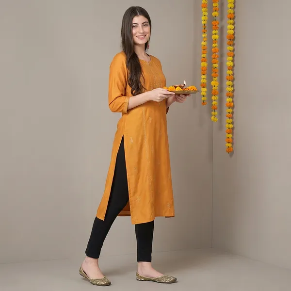 Women's_Black_Ankle-Pure_100%_Cotton_Kurti_Pant