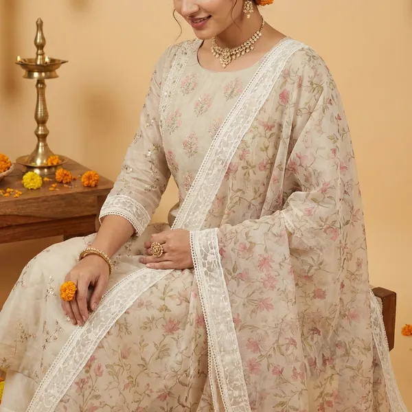 Unstitched_Suit_-_Pure_100%_Cotton_Suit_With_Chiffon_Dupatta