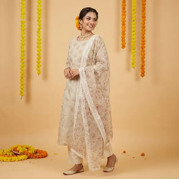 Unstitched_Suit_-_Pure_100%_Cotton_Suit_With_Chiffon_Dupatta