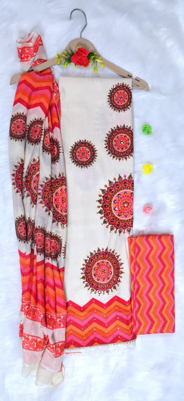 Unstitched_Suit_-_Pure_100%_Cotton_Suit_With_Dupatta_And_Pant