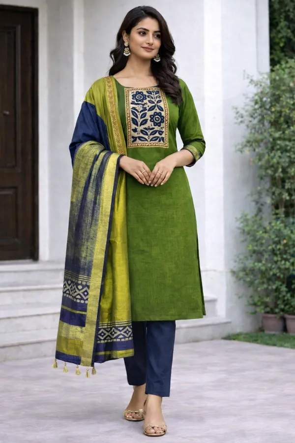 Unstitched_Suit_-_Pure_100%_Cotton_Suit_With_Dupatta_And_Pant
