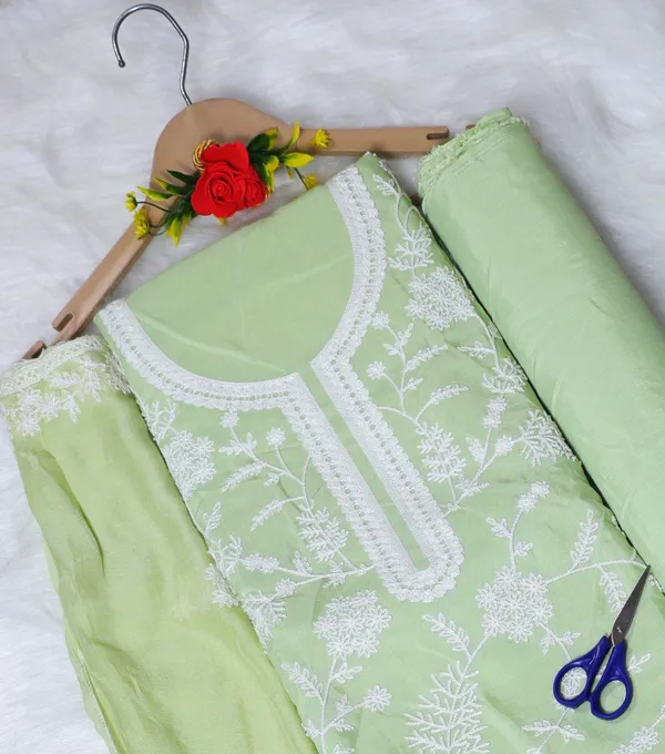 Unstitched_Suit_-_Pure_100%_Cotton_Suit_With_Border_Dupatta_Work_And_Pant