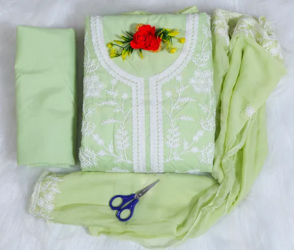 Unstitched_Suit_-_Pure_100%_Cotton_Suit_With_Border_Dupatta_Work_And_Pant