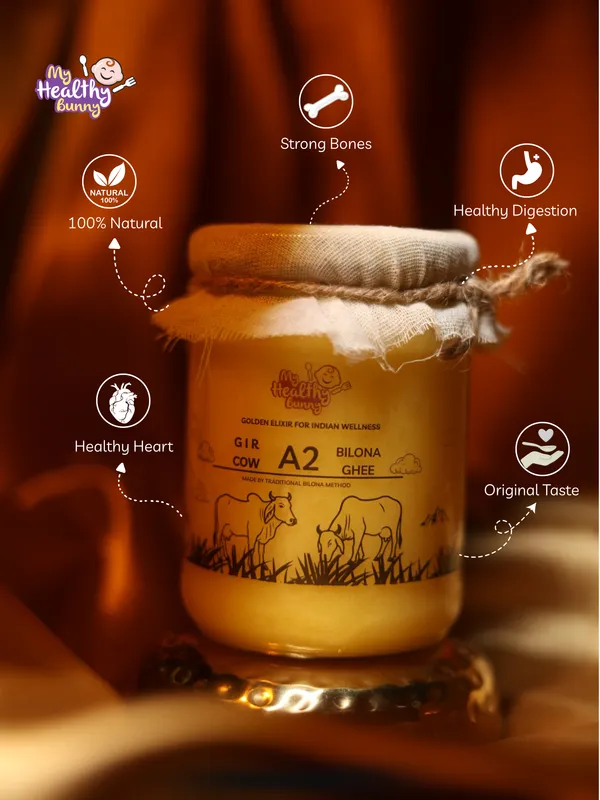 My_Healthy_Bunny_A2_Gir_Cow_Ghee_-_Made_From_Curd_(Pack_Of_1_Litre)