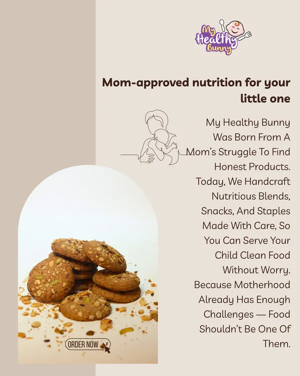 My_Healthy_Bunny_Multigrain_Cookies_-_150_Gms_Pack_|_Made_With_Clean_Ingredients_-_Rice_Flour,_Wheat_Flour,_Oats,_Butter,_Jowar,_Ragi,_Jaggery,_Almonds,_Pumpkin_Seeds,_Pistachio,_Flax_Seeds_And_Nothing_Else
