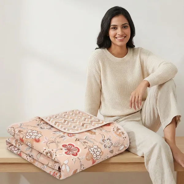 Floral_Brown_Pure_Cotton_Reversible_Printed_3_Layered_Dohar_For_AC_Rooms