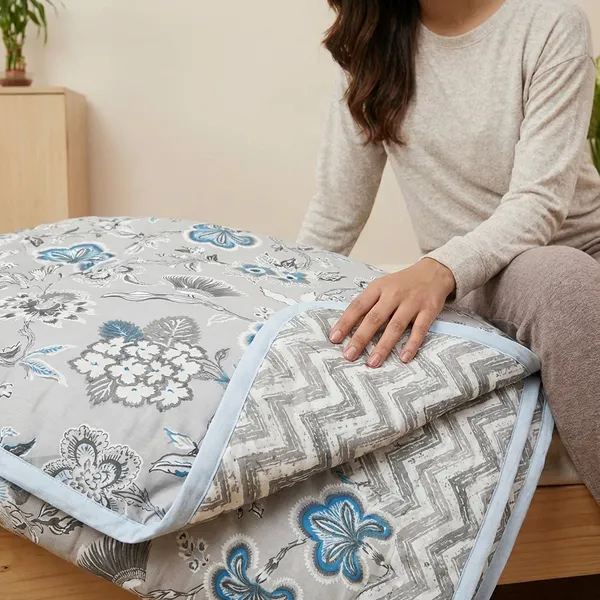 Floral_Grey_Pure_Cotton_Reversible_Printed_3_Layered_Dohar_For_AC_Rooms
