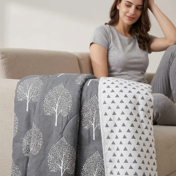 Grey_Leaf_Pure_Cotton_Reversible_Printed_3_Layered_Dohar_For_AC_Rooms