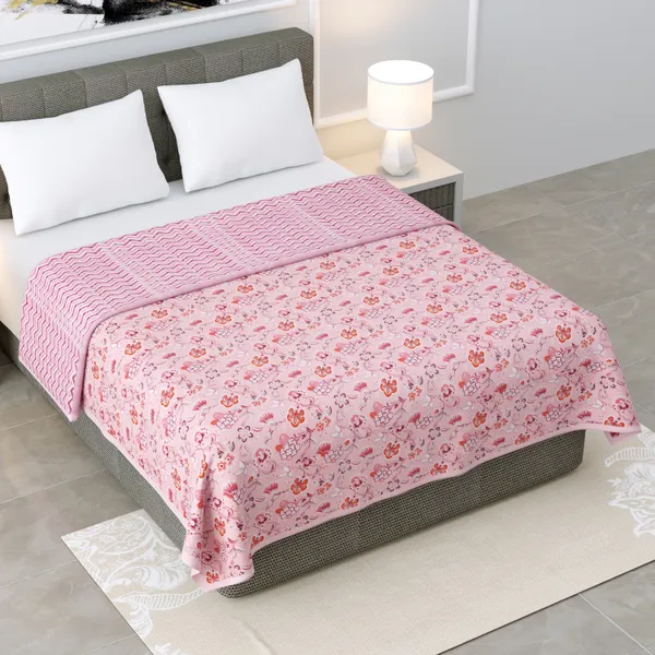 Floral_Pink_Pure_Cotton_Reversible_Printed_3_Layered_Dohar_For_AC_Rooms
