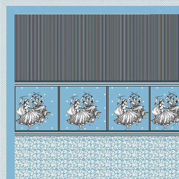 Folk_Dance_Blue_Pure_Cotton_King_Size_Bedsheet_With_2_Pillow_Covers