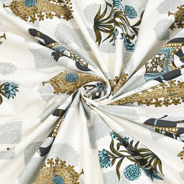Jaipuri_Elephant_Pure_Cotton_King_Size_Bedsheet_With_2_Pillow_Covers