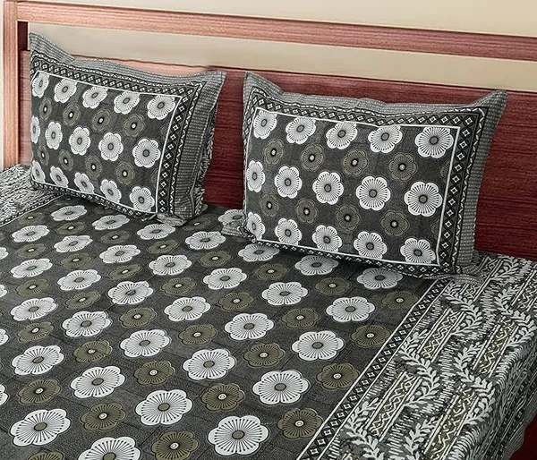 Bohemian_Grey_Pure_Cotton_King_Size_Bedsheet_With_2_Pillow_Covers