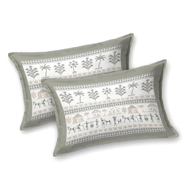 Urban_Tribals_Pure_Cotton_King_Size_Bedsheet_With_2_Pillow_Covers_(Grey)